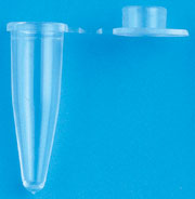 Produktfoto: 1.000 x 0,2 ml PCR-Röhrchen mit flachem Deckel, transparent